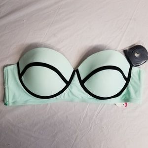 Target Push Up Swim Top Strapless Women Size XL